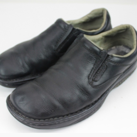 Men's MERRELL Casual Shoes Black Leather Size 11.5 - Picture 2 of 16